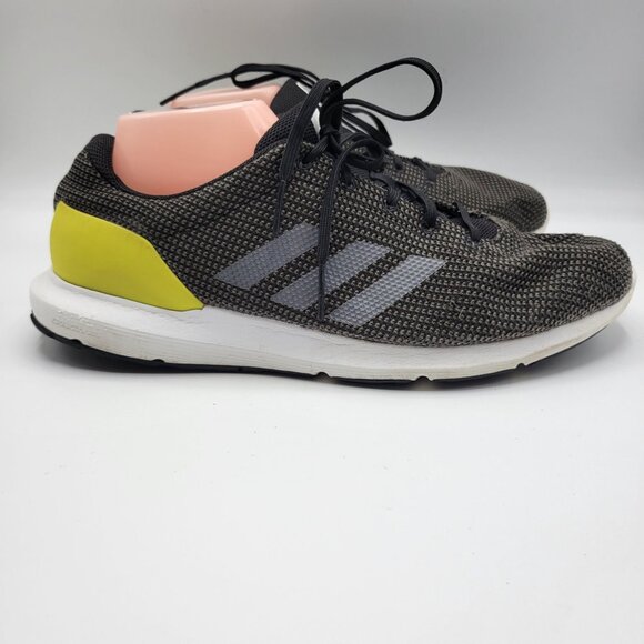 Adidas Cosmic Mens Running Shoes Size 10.5 Black Knit Upper Adiwear Sole AQ2189 - Picture 2 of 9